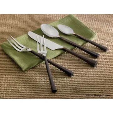 Copper Handle 5 Piece Place Setting