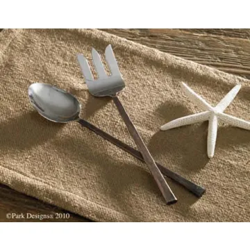 Copper Handle Serving Set Flatware