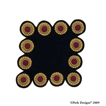 Penny Quilt Mat  Blk