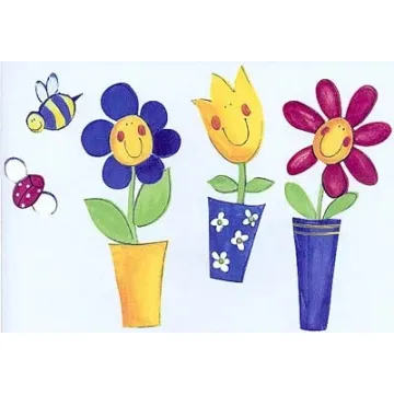 Flower and Bee Wallies