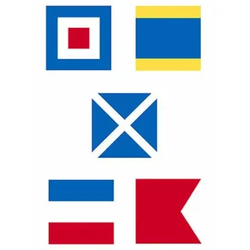 Nautical Flags Wallies
