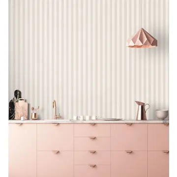 1.25" Regency Stripe Wallpaper Light Grey, Grey, Dove  ST36902