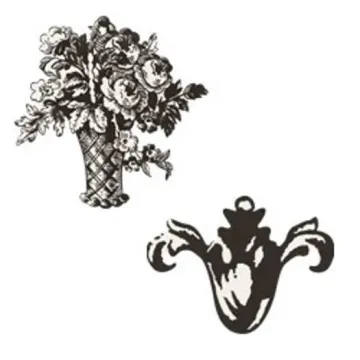 Anna Griffin Toile Baskets Wallies