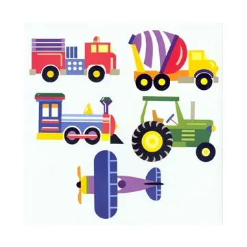 Cars, Airlanes and Trains Wallies