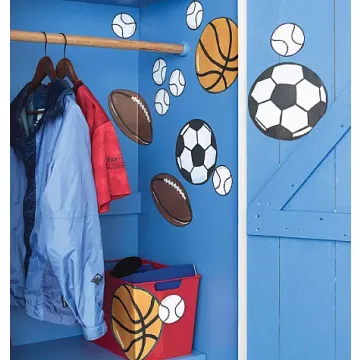 Large Sports Wallies Mural
