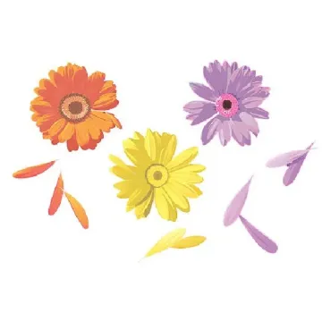 Loves Me, Loves Me Not Wallpaper Cutouts