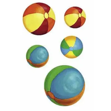 Beach Balls Wallie Mural