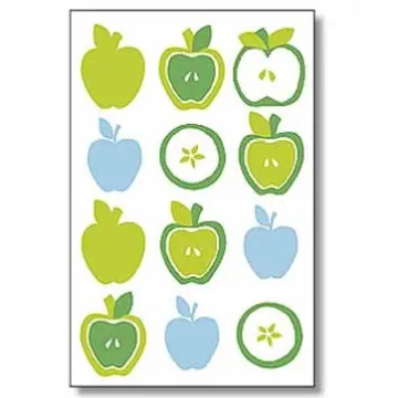 Green Apples Self-Adhesive Wallies