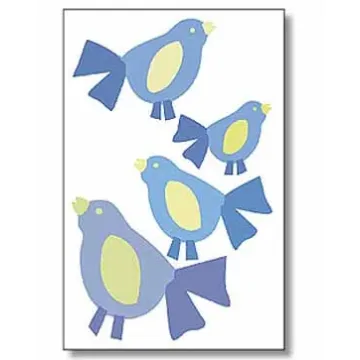 Blue Bird Self-Adhesive Wallies