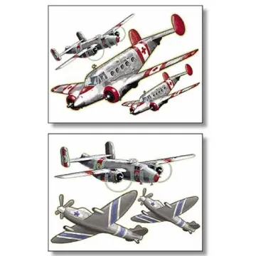 Airplane Wallies Mural