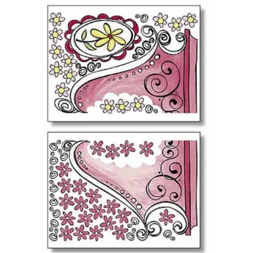 Girly Headboard Wallies Mural