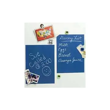 Blueprint Blue Peel and Stick Chalkboard