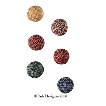 1.5 inch Rag Balls S 6 Multi