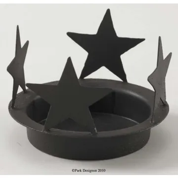 Star Candle Pan 4 inch Blk