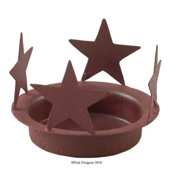 Star Candle Pan 4 inch Red