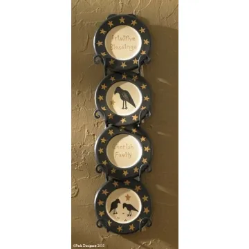 Olde Crow Dec Mini Plates S 4