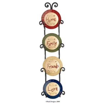 Scroll Mini Plate Rack