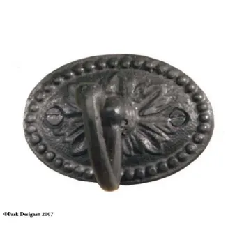 Medallion Single Hook-iron