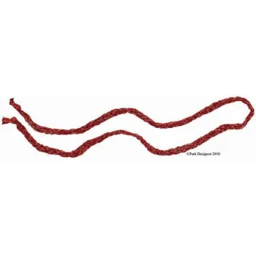 Braided Garland 8 Ft - Red