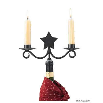Forged Star Wine Bottle Topper