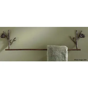 Pine Lodge Towel Bar 24 inch