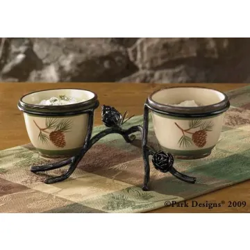 Pine Lodge Dip Bowl Caddy