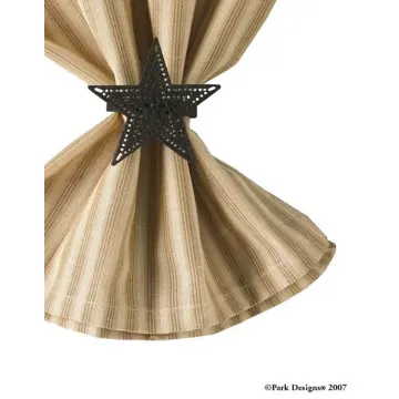 12 Black Star Napkin Ring
