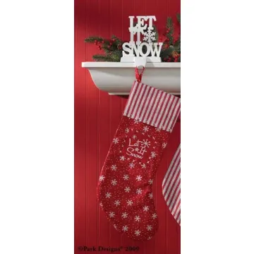 Let It Snow Stocking Hngr