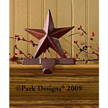 Star Stocking Hngr Red