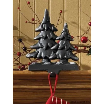 Glitter Trees Stocking Hngr