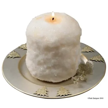Tree Candle Plate 7.5 inch