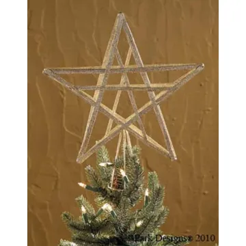 Star Tree Topper 13.5 inch Gold