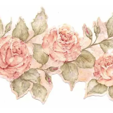 Rose Die Cut Wallpaper Border
