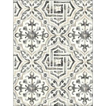 Sonoma Spanish Tile Charcoal Wallpaper