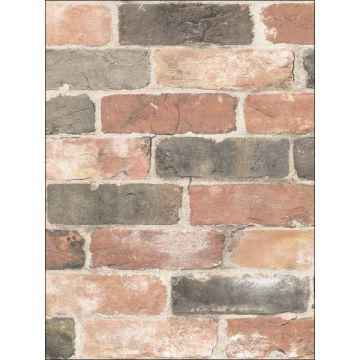 Cody Reclaimed Bricks Red Wallpaper