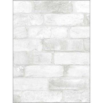 Cody Reclaimed Bricks Light Grey Wallpaper