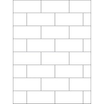 Easton Subway Tile Off White Wallpaper