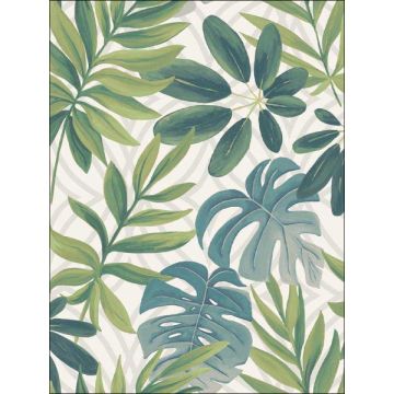 Nocturnum Leaves Green Wallpaper
