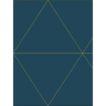 Twi Modern Geometric Teal Wallpaper