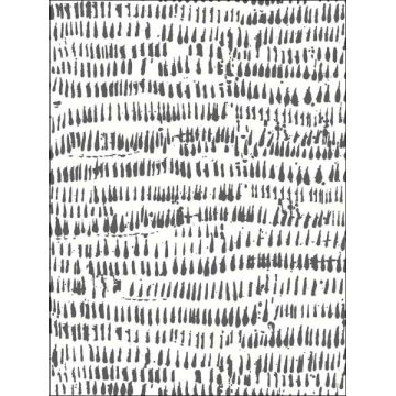 Runes Brushstrokes Black Wallpaper