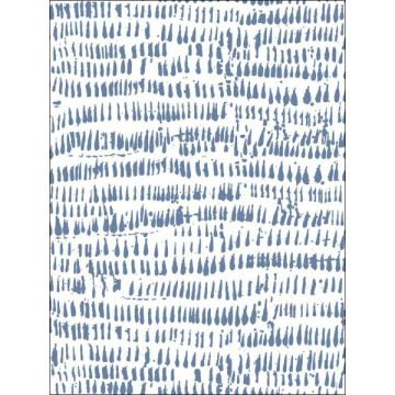 Runes Brushstrokes Blueberry Wallpaper