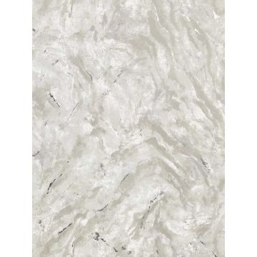Titania Marble Textured Silver Wallpaper