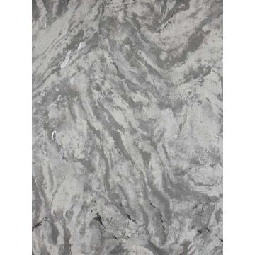 Titania Marble Textured Pewter Wallpaper