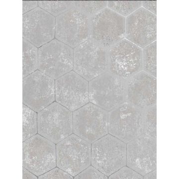 Starling Honeycomb Grey Wallpaper