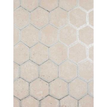 Starling Honeycomb Copper Wallpaper