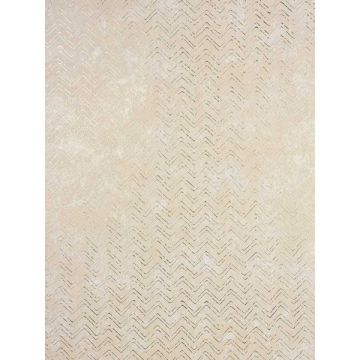Luna Distressed Chevron Copper Wallpaper