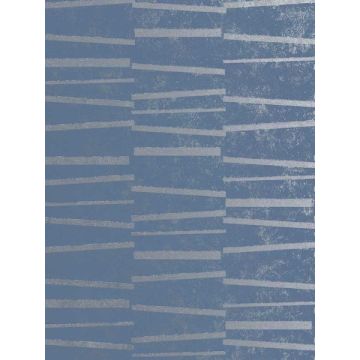 Luminescence Abstract Stripe Blue Wallpaper
