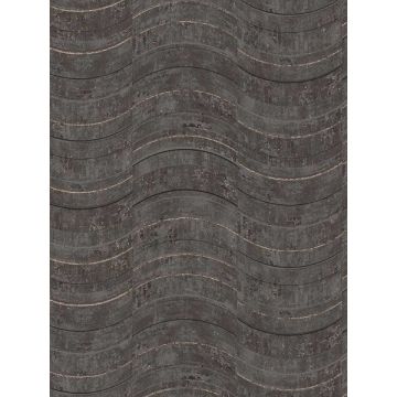 Hydra Geometric Dark Grey Wallpaper