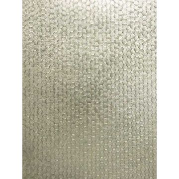 Carbon Honeycomb Geometric Platinum Wallpaper