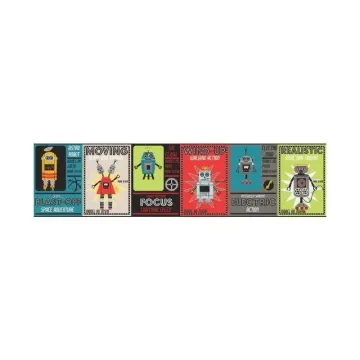 WK6748BD | Waverly Kids Robotic Border - Waverly